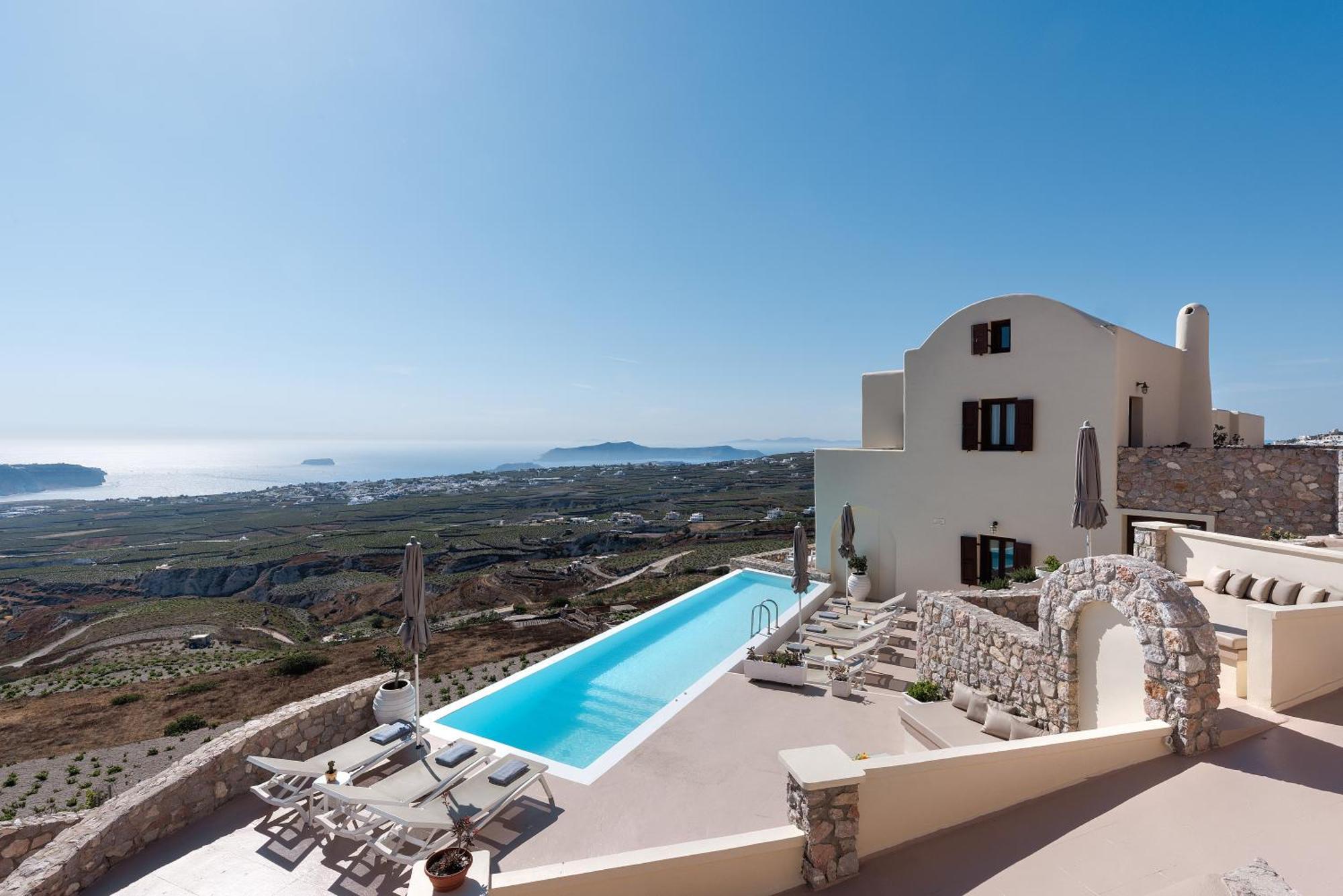 Zatrikion Santorini Villas Pýrgos Esterno foto