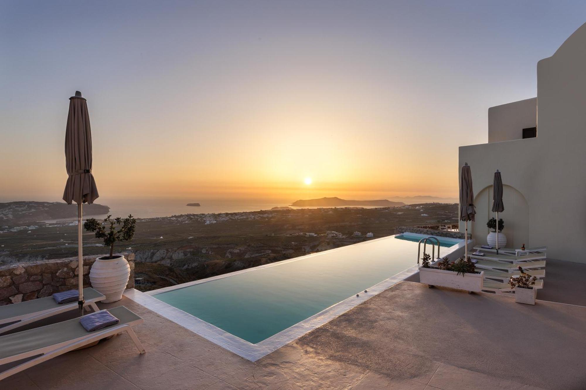 Zatrikion Santorini Villas Pýrgos Esterno foto