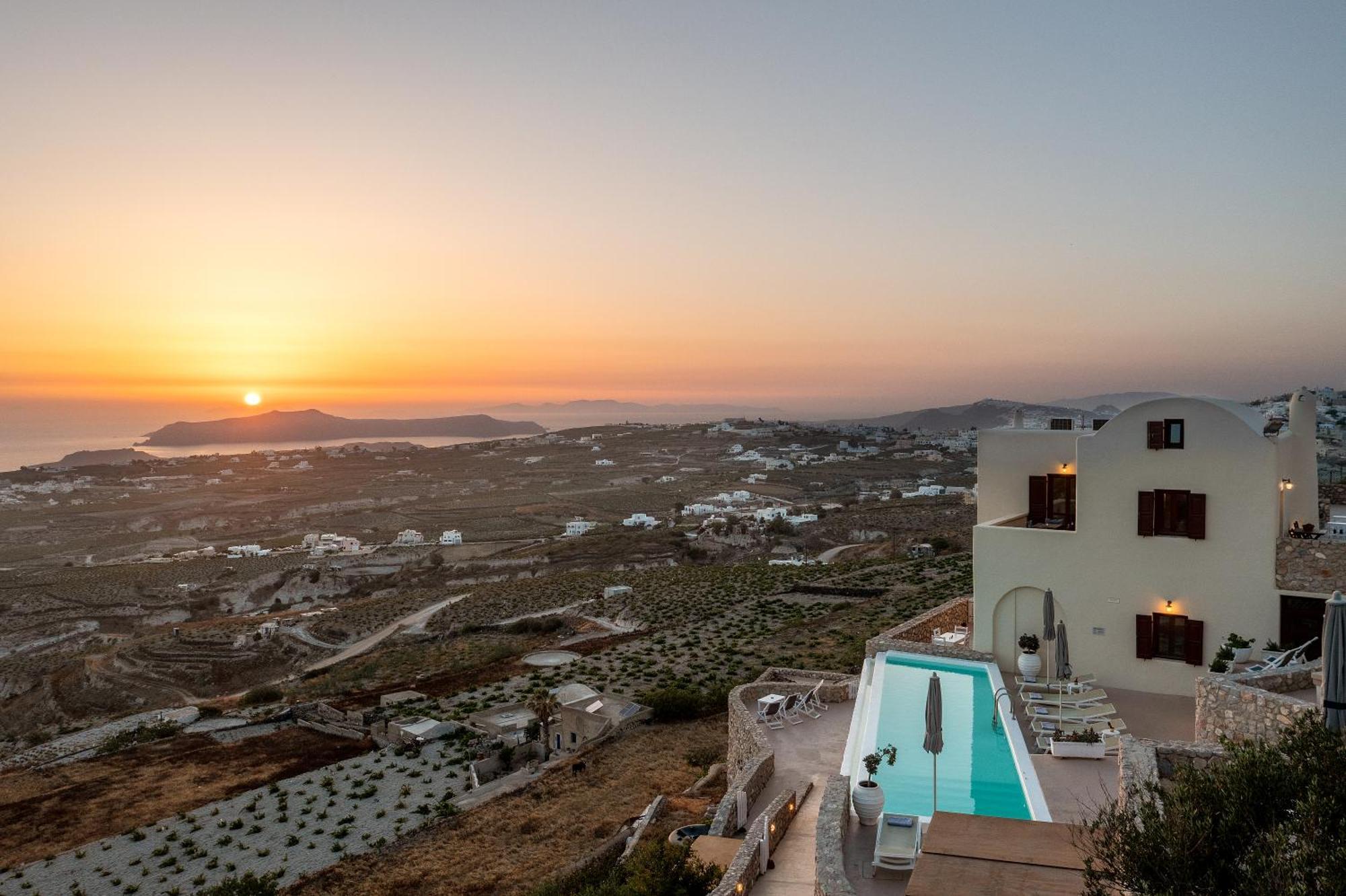 Zatrikion Santorini Villas Pýrgos Esterno foto