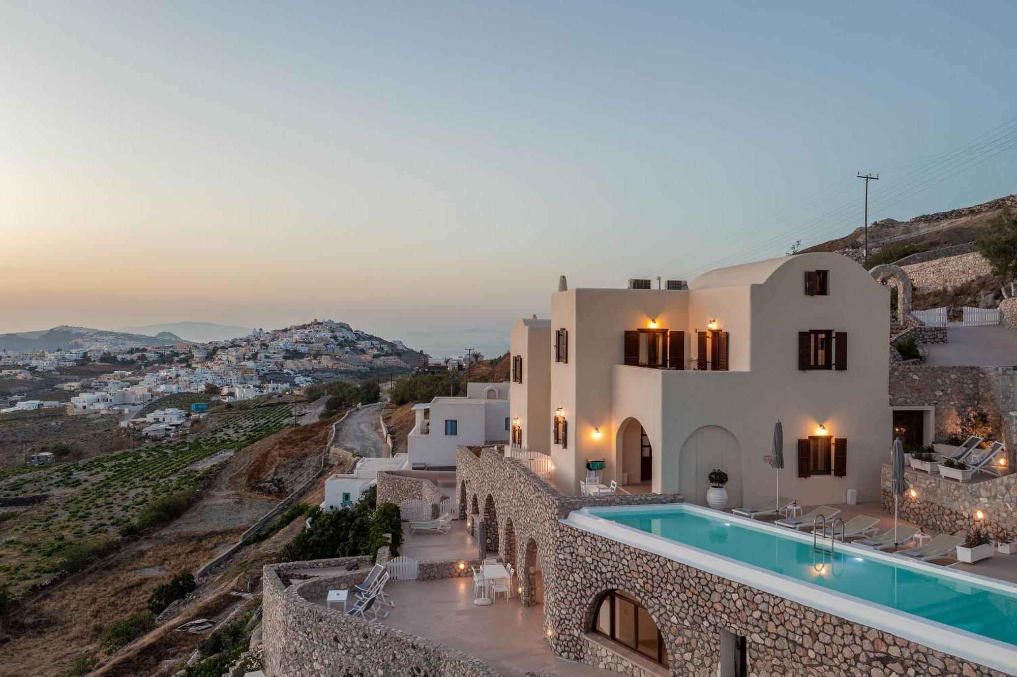 Zatrikion Santorini Villas Pýrgos Esterno foto