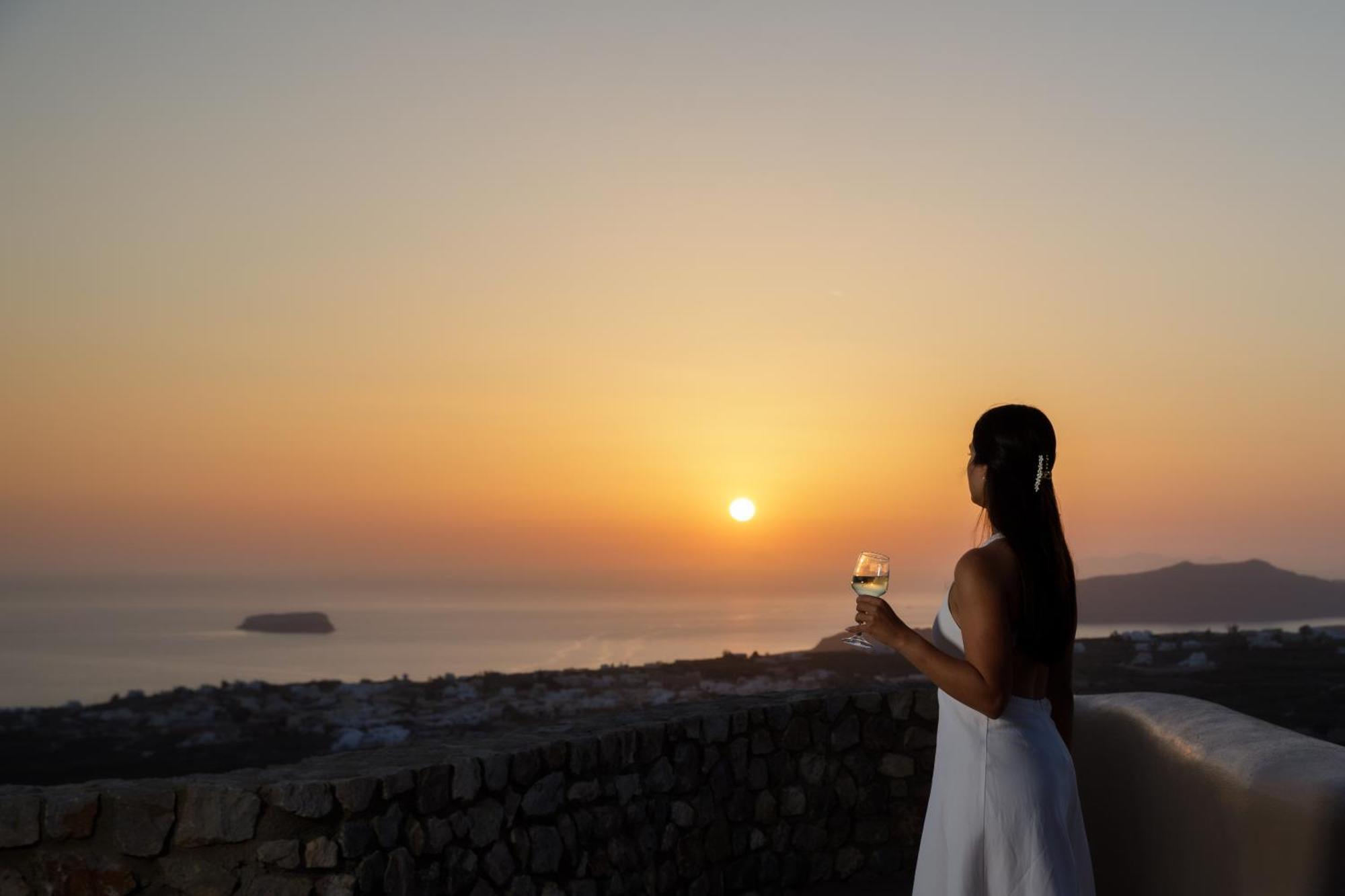 Zatrikion Santorini Villas Pýrgos Esterno foto