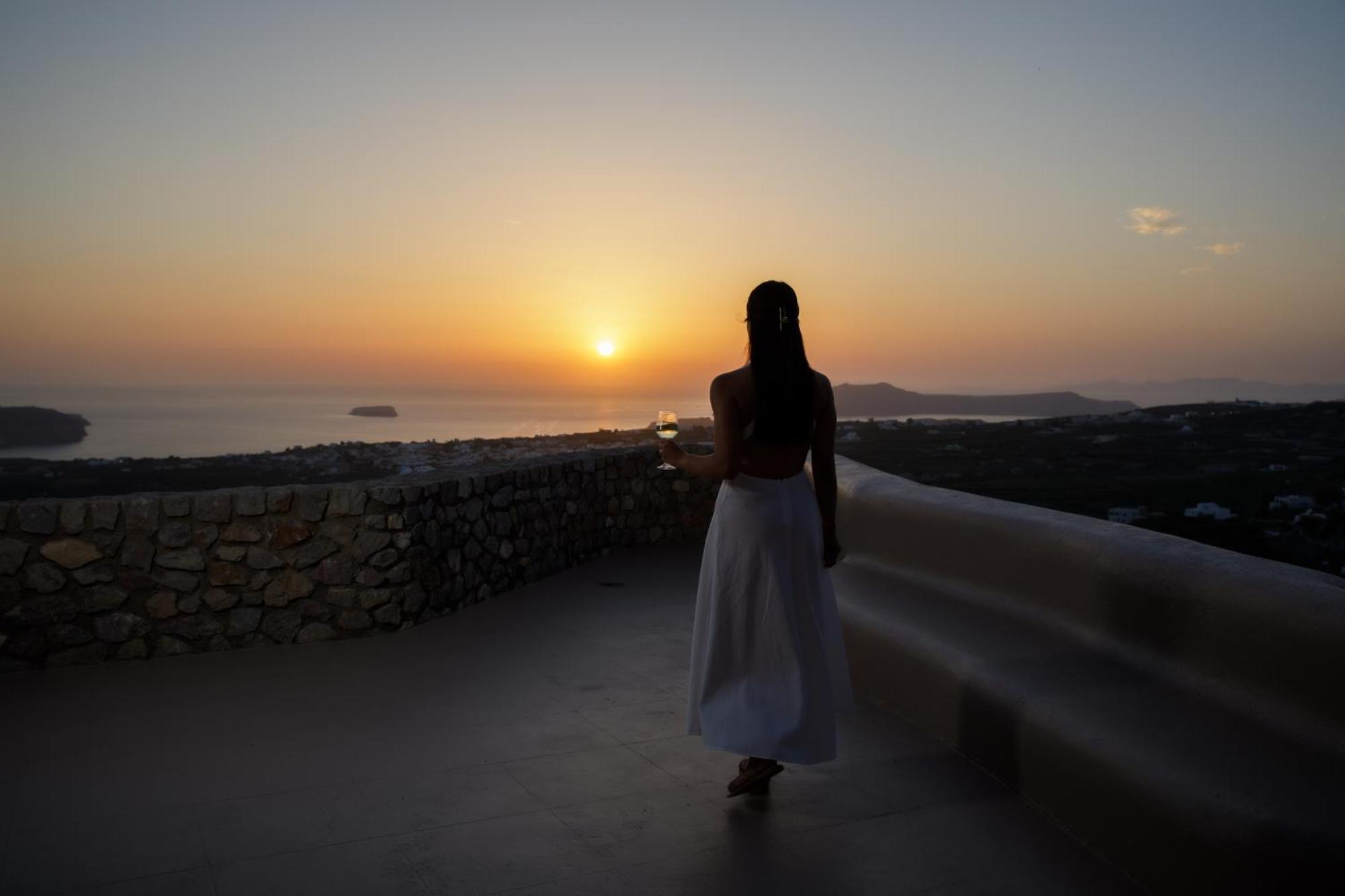 Zatrikion Santorini Villas Pýrgos Esterno foto