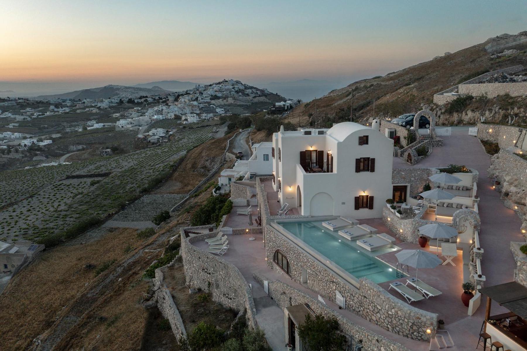 Zatrikion Santorini Villas Pýrgos Esterno foto