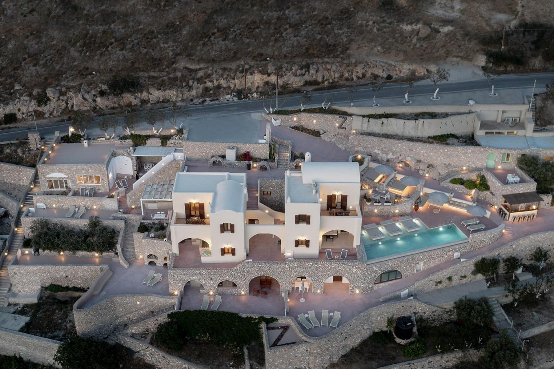 Zatrikion Santorini Villas Pýrgos Esterno foto